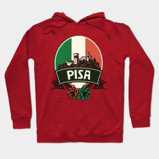 Pisa, Italy --- Retro Style Design Hoodie